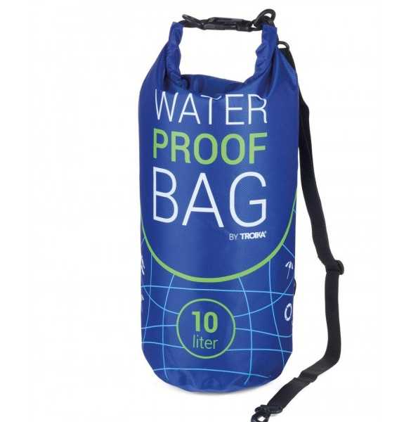 stegani adiavroxi tsanta troika water proof bag mple wpb10 bl