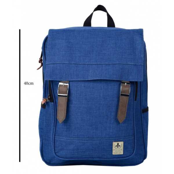 τσάντα πλάτης laptop 156 640χ30χ14 cm destiny 6007 μπλε