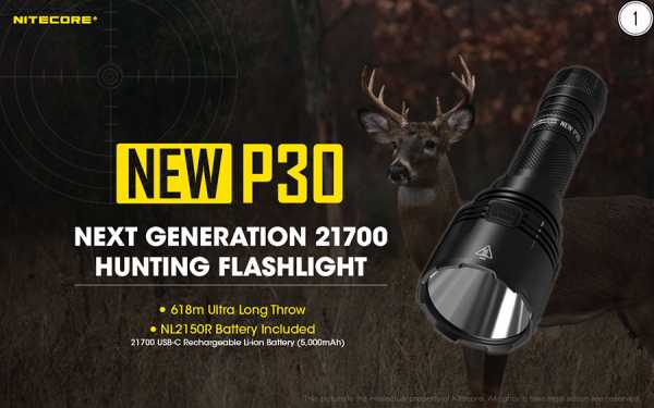 NITECORE PRECISE P30 NEW 2150R USB C